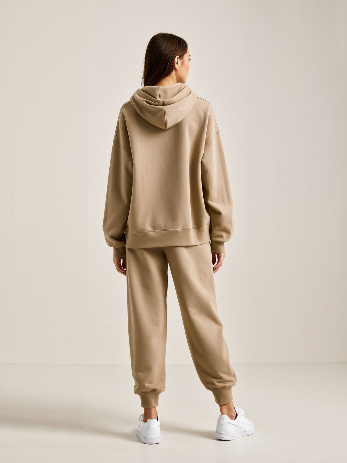 RAWN Felpa Con Cappuccio-Desert Dune