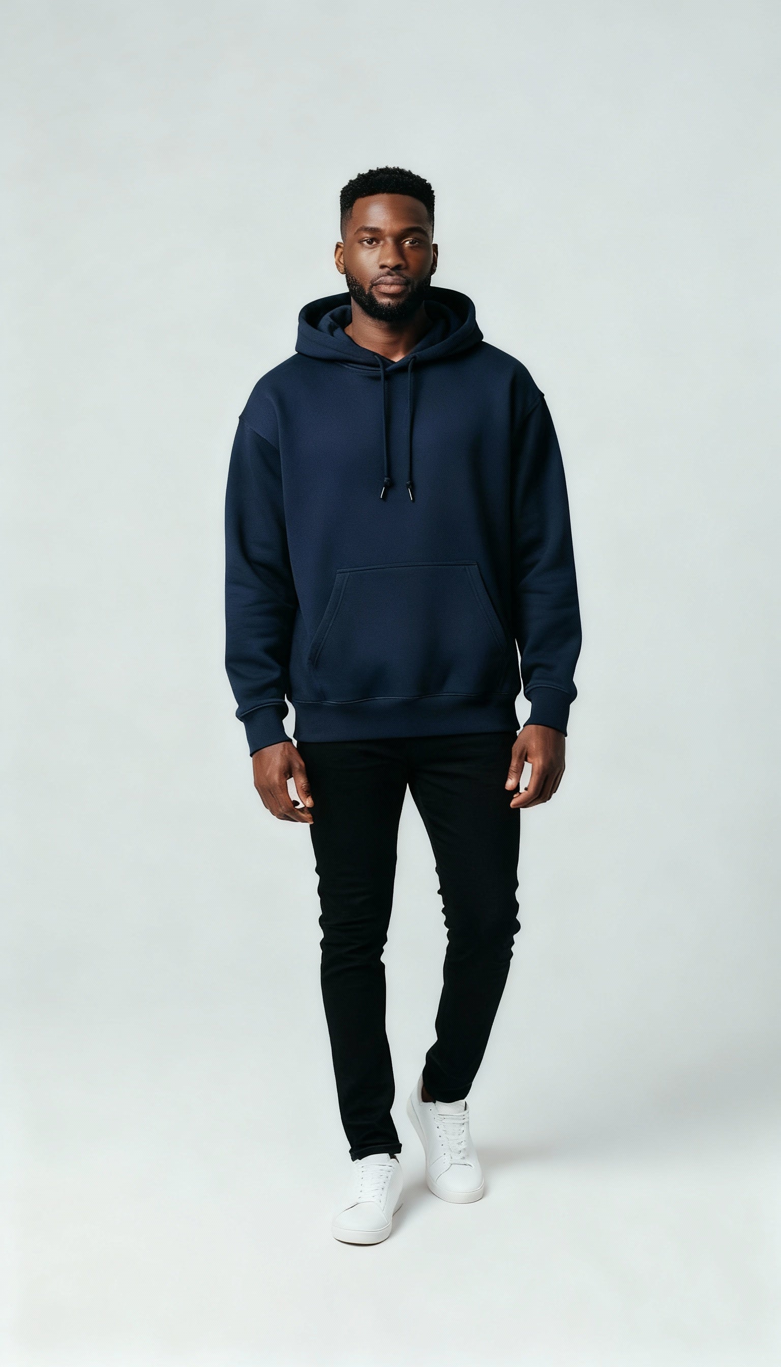 RAWN Felpa Con Cappuccio-Blue Navy